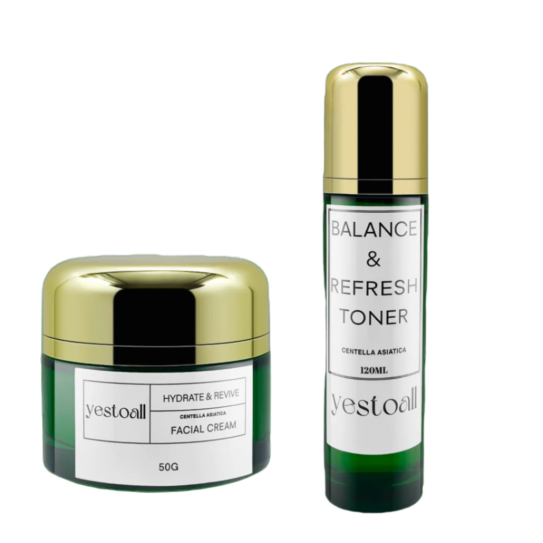 HYDRATE & REVIVE FACIAL CREAM + BALANCE & REFRESH TONER