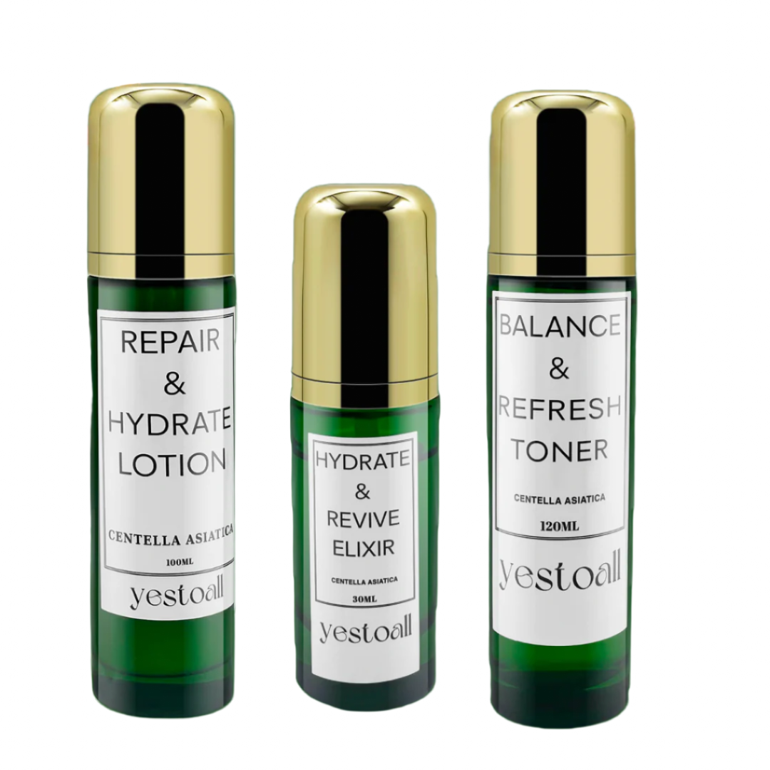 REPAIR & HYDRATE LOTION + HYDRATE & REVIVE ELIXIR + BALANCE & REFRESH TONER