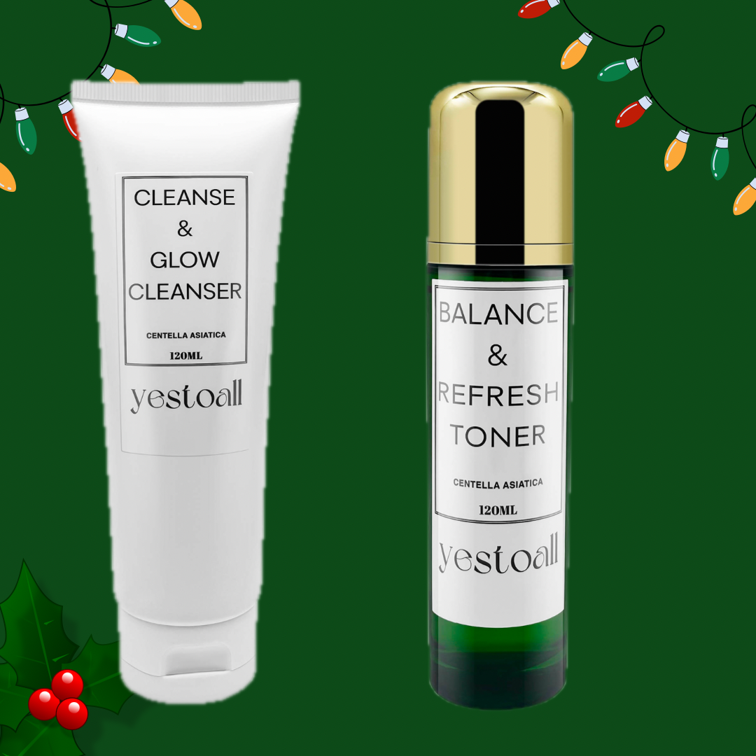 CLEANSE & GLOW CLEANSER + BALANCE & REFRESH TONER